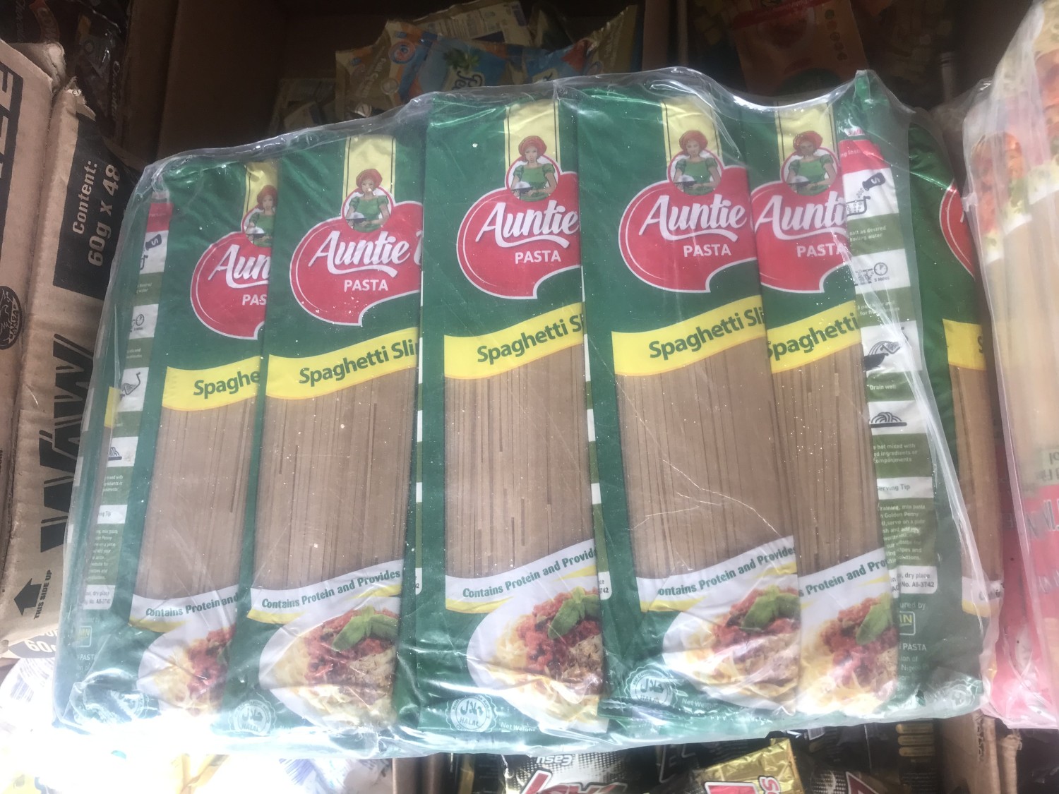 Auntie B Spaghetti | Slim | Carton