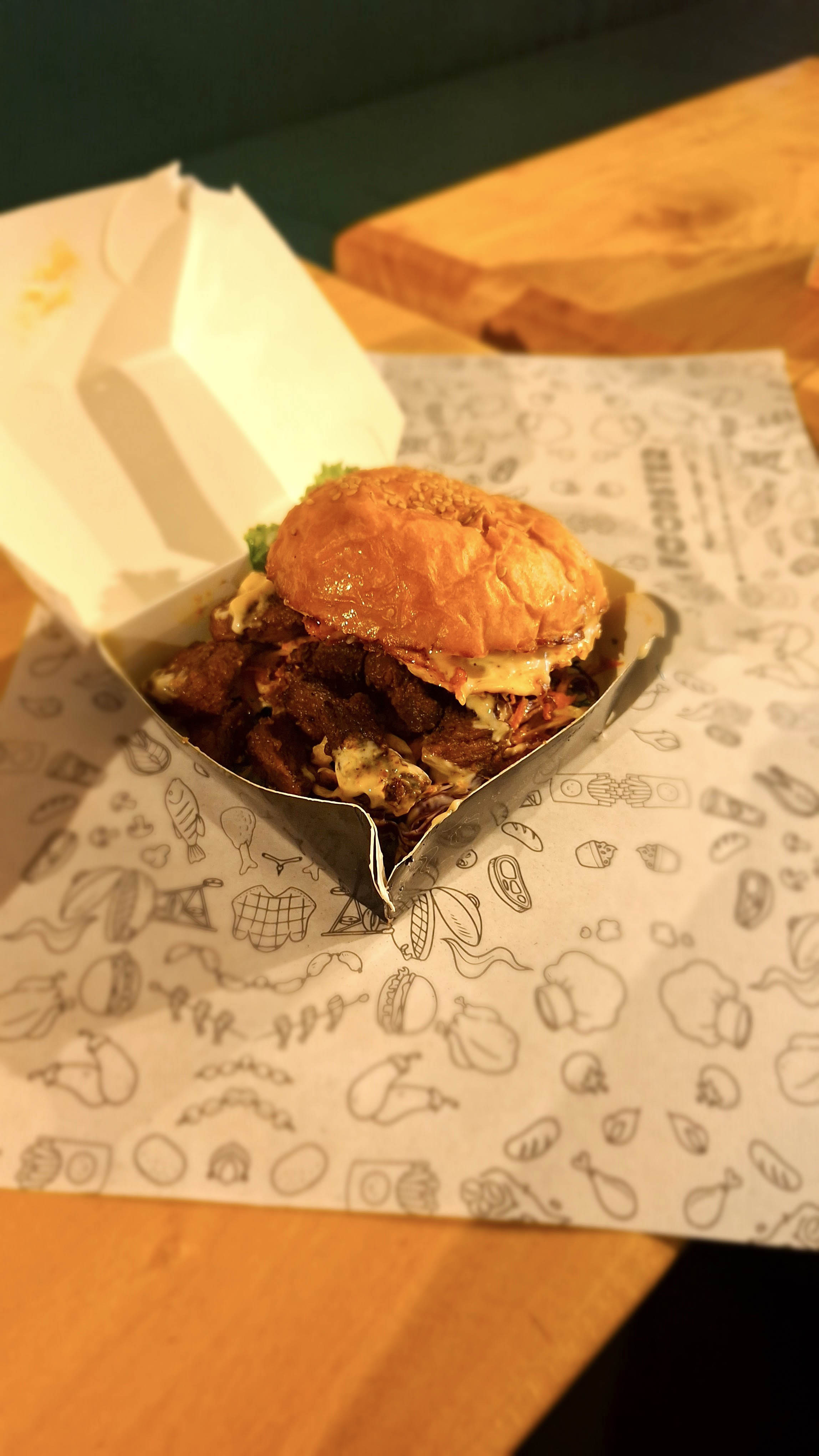 Beef Suya Burger