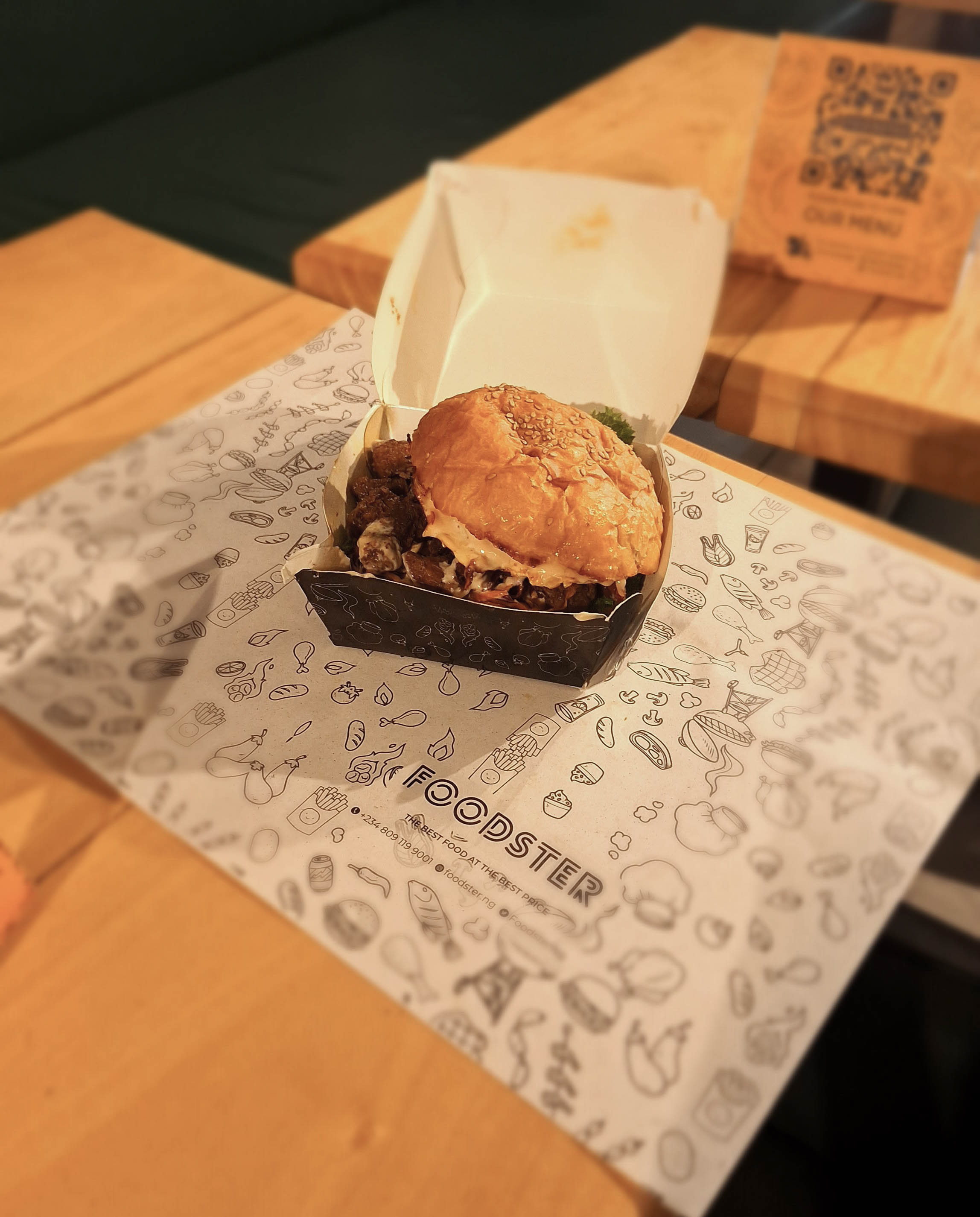 Beef Suya Burger