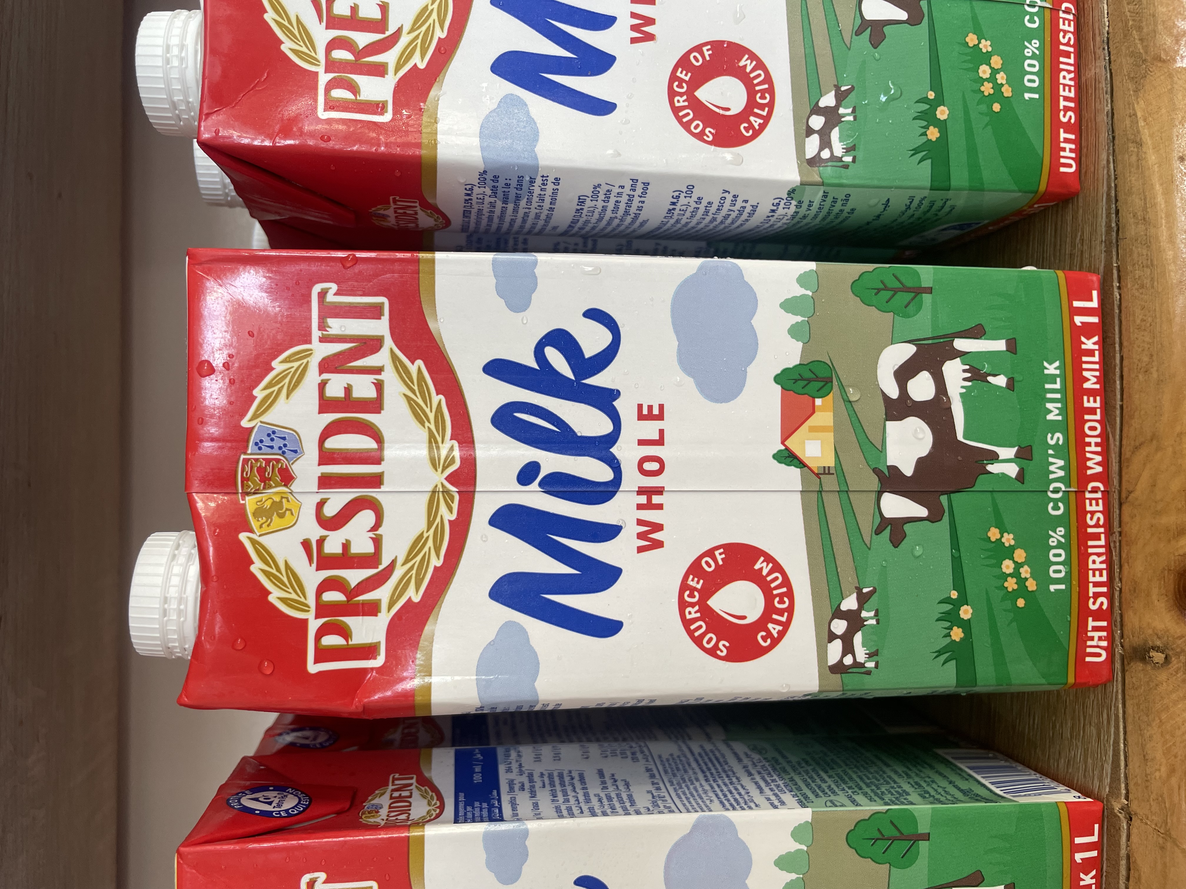 President UHT Whole Milk - 1L