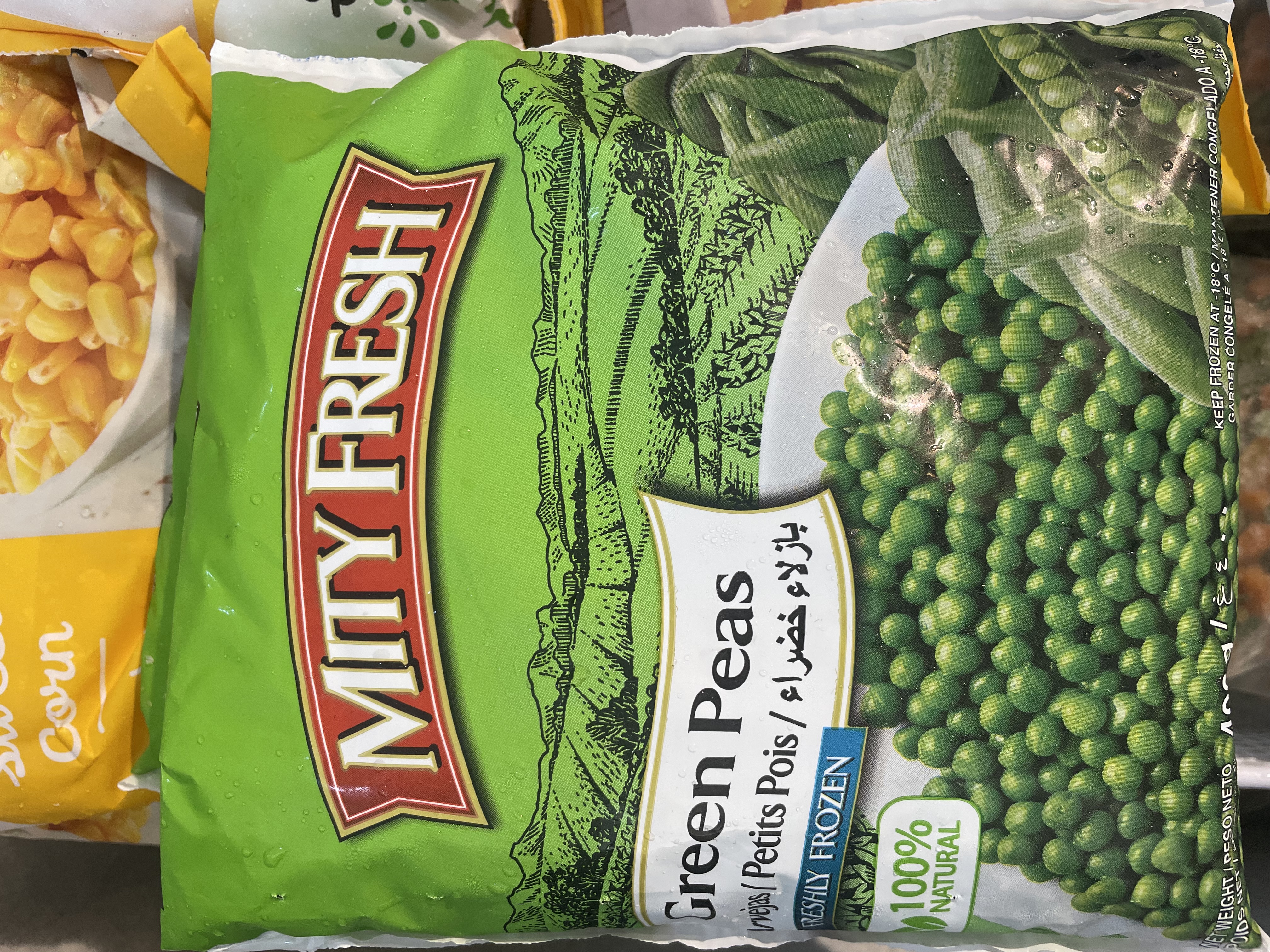 Mity Fresh Frozen Green Peas - 400g