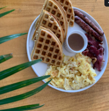Waffle Breakfast Plate