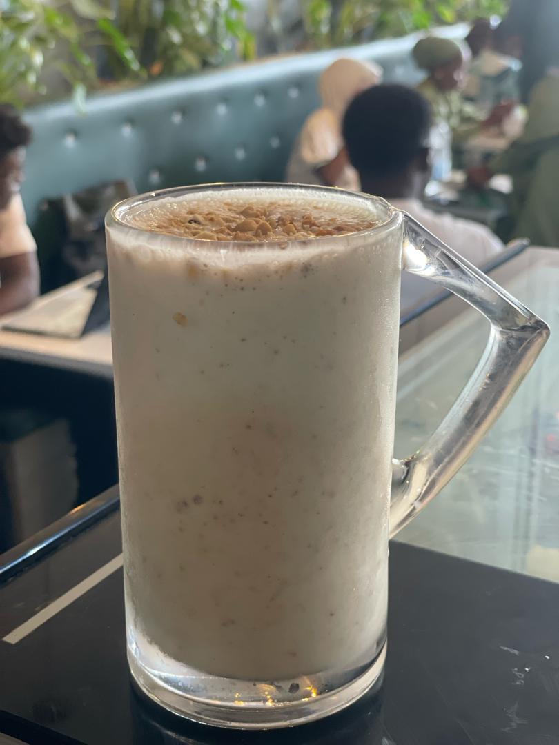 Banana and Peanut Butter Milkshake