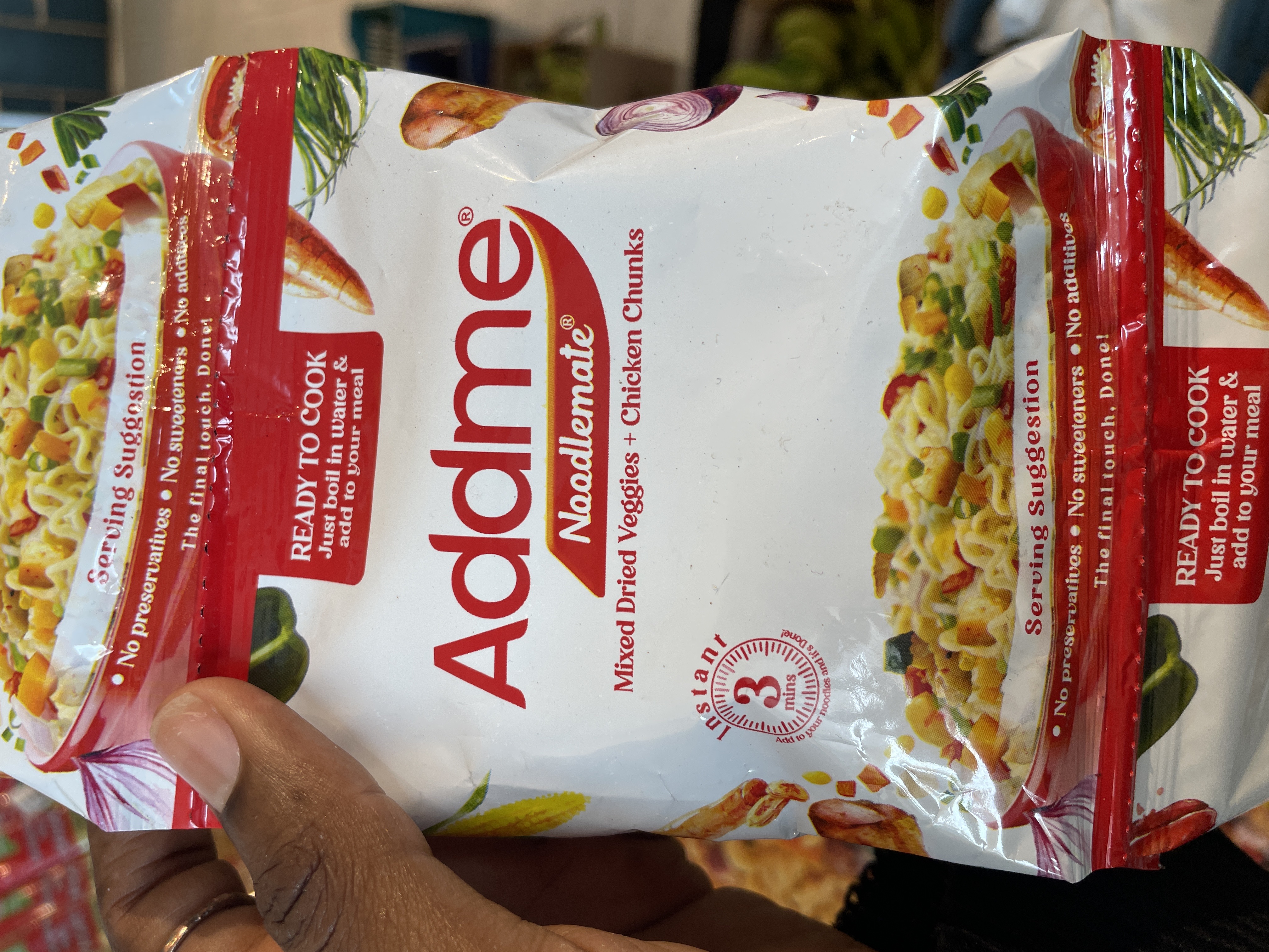Addmie | Dried Veggies and Chicken Chunks | 5pcs
